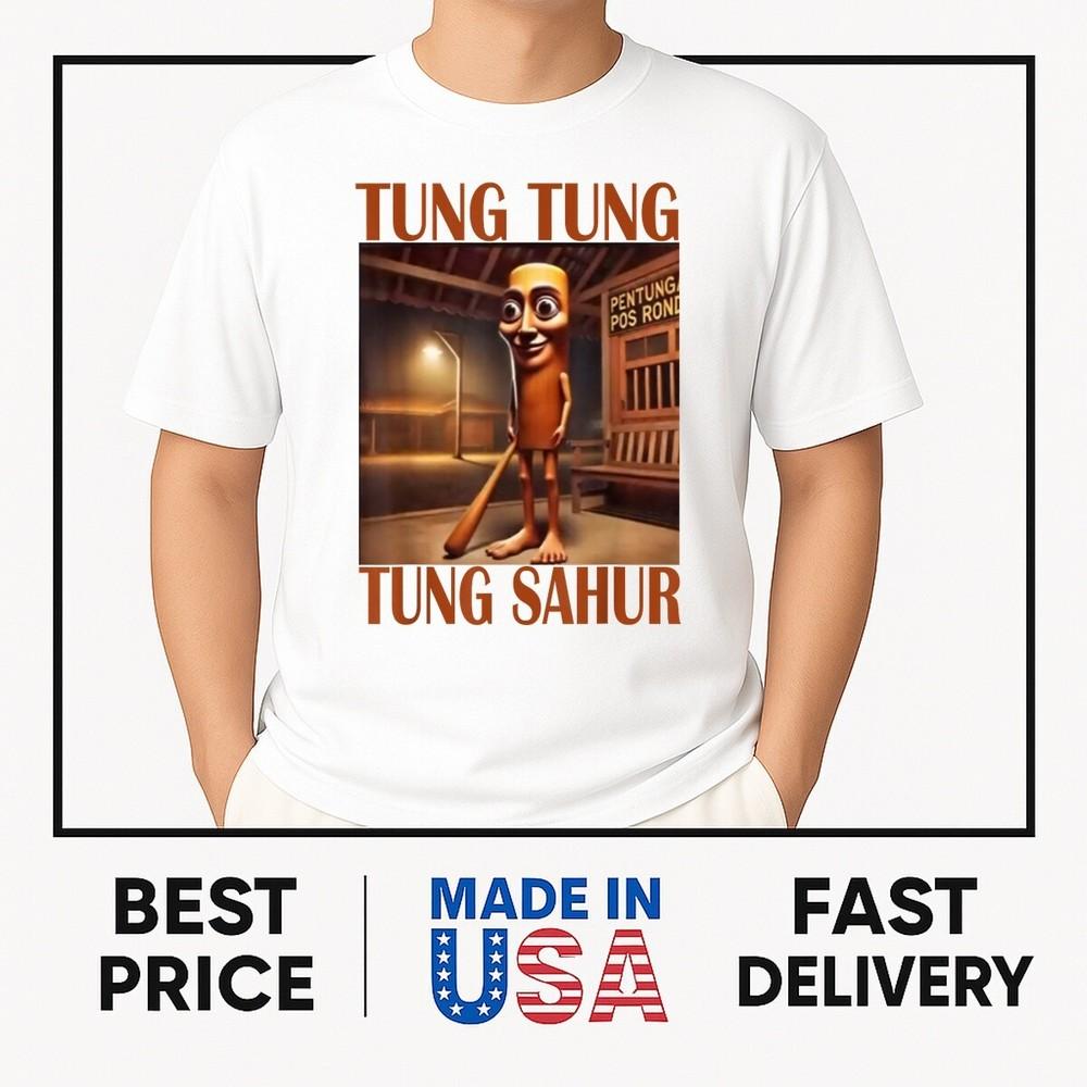 Футболка Tung Tung Tung Sahur В ТРЕНДЕ Унисекс Футболка S