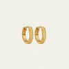 French Xiaoxiangfeng Premium Metal Copper Plated 18K Real Gold Earrings, Ear Buckles, Niche Temperament, Simple Trendy Fashion Earrings