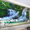 Waterfalls Nature Scenery Mural Wallpaper Living Room TV Sofa Study Background Wall Paper For Walls