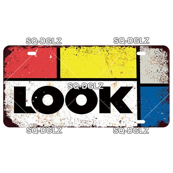 [SQ-DGLZ] Vintage Bike Bicycle Metal Sign Tin Sign Licenses Plate Decor Plaque Metal Vintage Bar Pub Club Home Wall Decoration