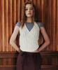 LOVEUSU Flower Halter Neck Knit (Ivory)