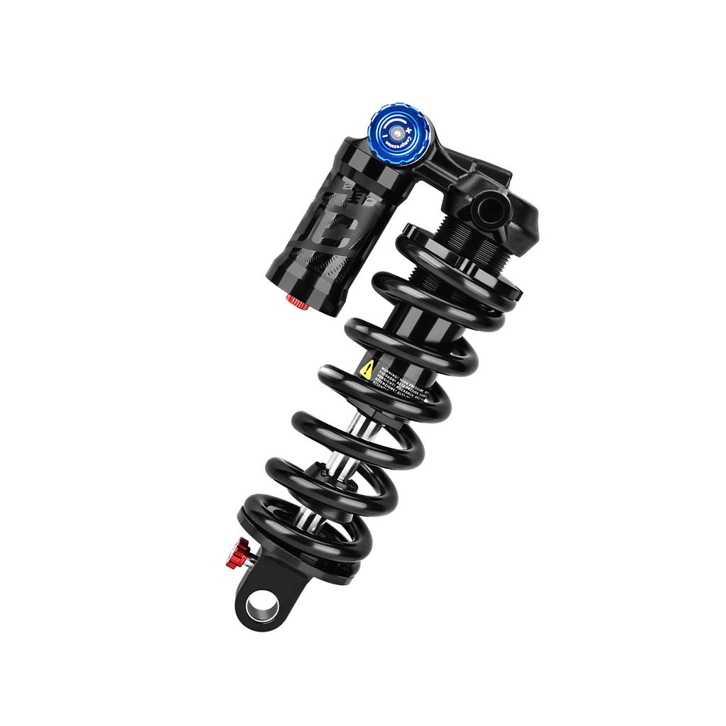 Mountain Bike Shock Absorber 550LBS Coil Spring with Damping Adjustment for Soft Tail Bikes 185MM 550LB 54x24 Bushing