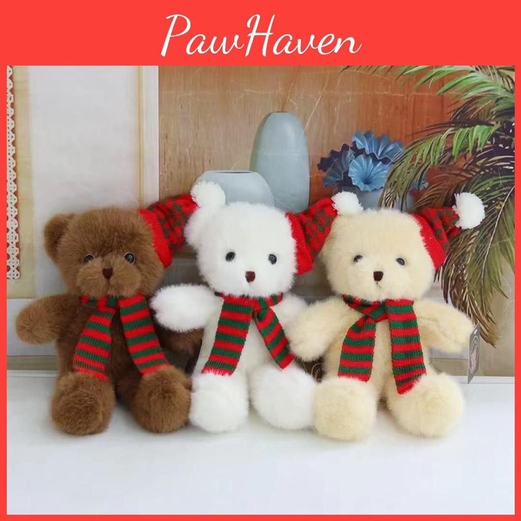 Teddy Cute Bear Stuffed Toy Christmas New Year Children Birthday Holiday Gift