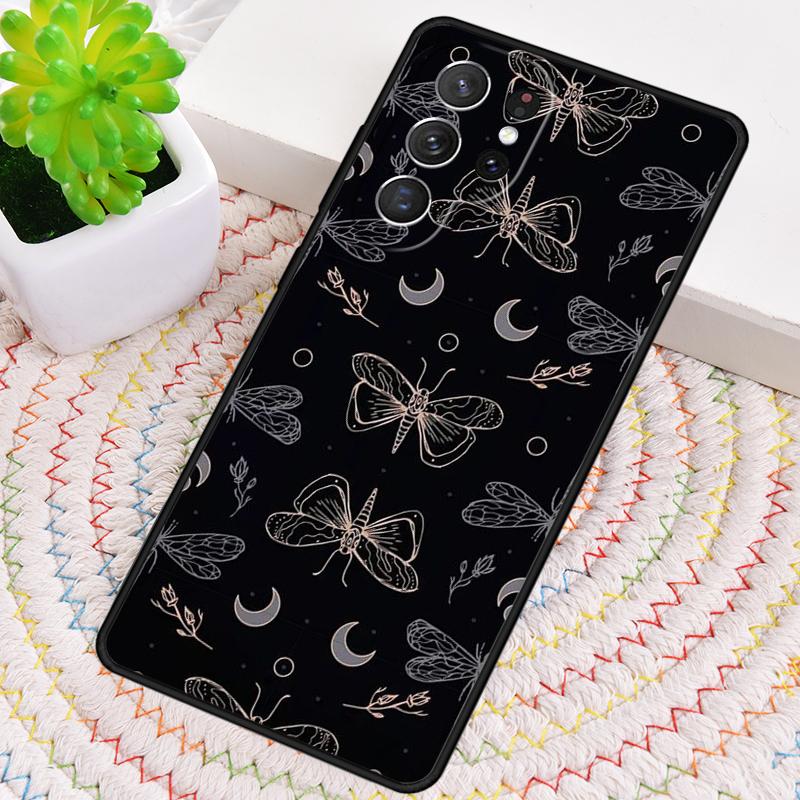 

Skull Gothic Creepy Pastel Goth Phone Case For Samsung Galaxy note 10 pro S26 S25 S24 S23 S22 Ultra Plus S21 FE S20 Cover Galaxy S21+ 5G