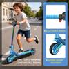 Electric Scooter (6-12Y) | 16km/h, 10km Range, Foldable | Dual Shock Absorbers & E-ABS | LED Display & Colorful Lights