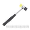Rubber Hammer Double Faced   Steel Pipe Handle Hand Tool for Installation Repair