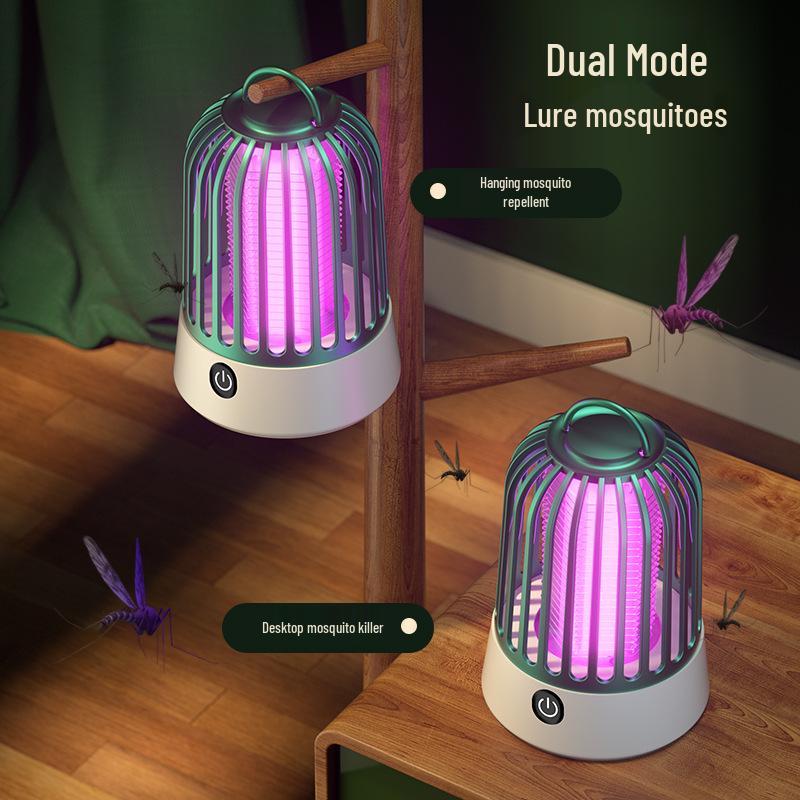 Dual-Use Electric Mosquito Killer Lamp: Indoor/Outdoor Purple Light Trap & Repellent Device