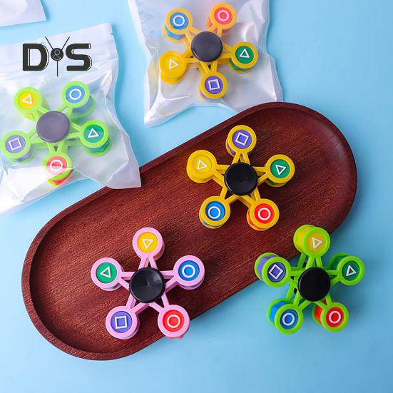 Catching Stone Fidget Spinner Leke DIY Spinnende Leke med Avtakbare Jacks Stone Barn Tenåringer Voksne Stress Angst Lindring Sensorisk Fingertupp Gyroskop