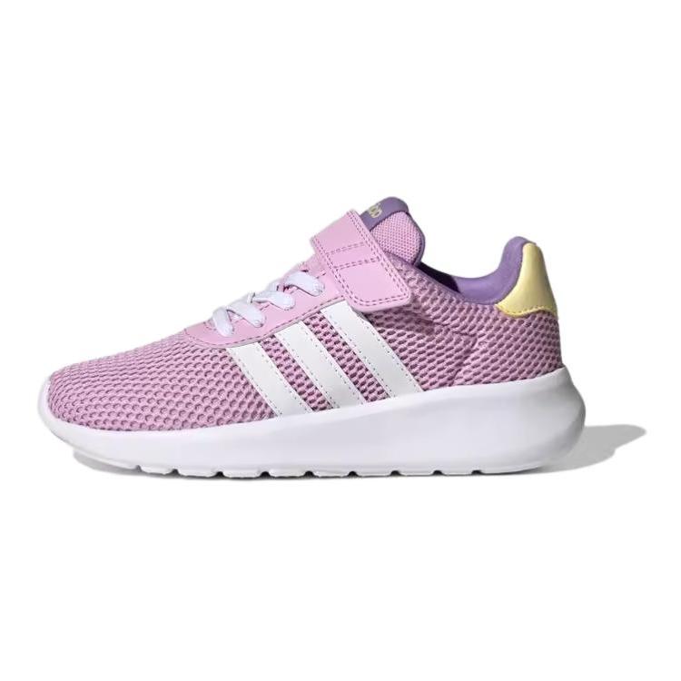 Adidas Lite Racer 3.0 Lightweight Comfortable Durable Low-Top Casual Shoes Kids Sneaker Pink H03630