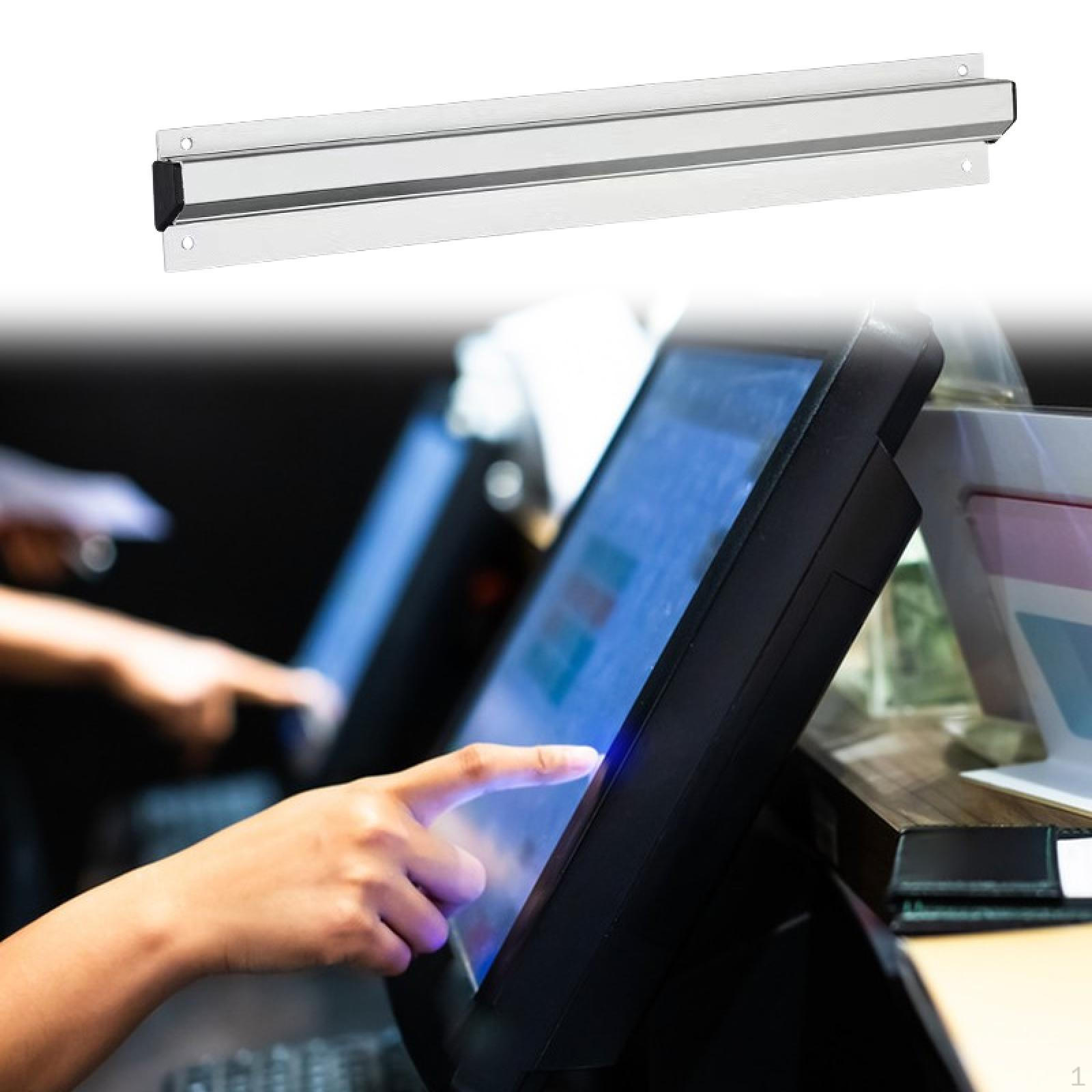 

Kitchen Order Organizer Receipt Holder, Aluminum Alloy Construction, Wall Mounting, Quick 30cmx5.5cm