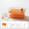Press Type Ice Cube Maker With Storage Box Ice Bucket Food Grade Summer Ice Cube Tray  Kitchen
