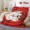 Tasmanian Devil 2D Flat Pattern Flannel Blanket High Quality All Seasons Warmth and Comfort Perfect for Christmas Gifts.MMT0918198