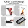Heavy Duty Steel Hammer Rack Organizer Wall Mounted Bracket for Garage For Workshop Shed Tool Storage Space Efficient Storage