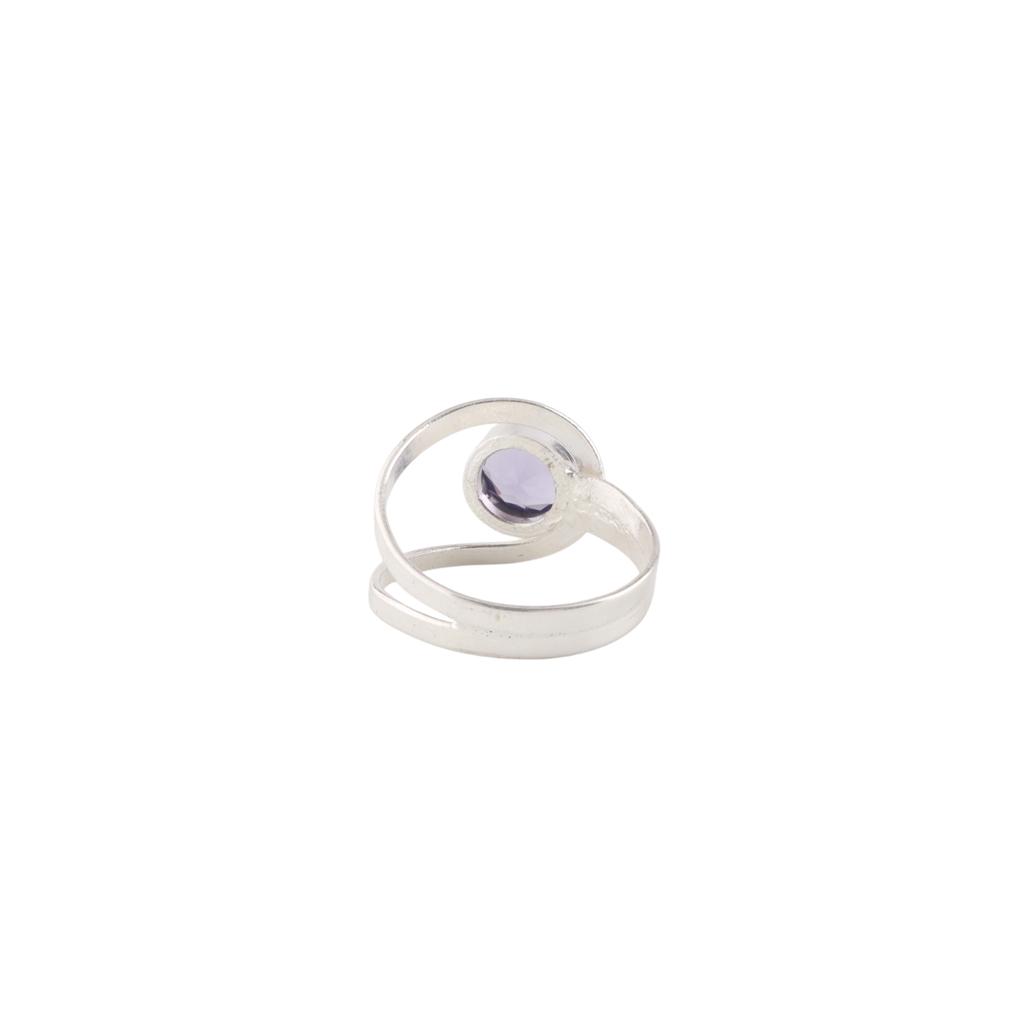 Rare Iolite Gemstone 925 Sterling Silver Jewelry Handcrafted Ring For Women Gift RR-68-1