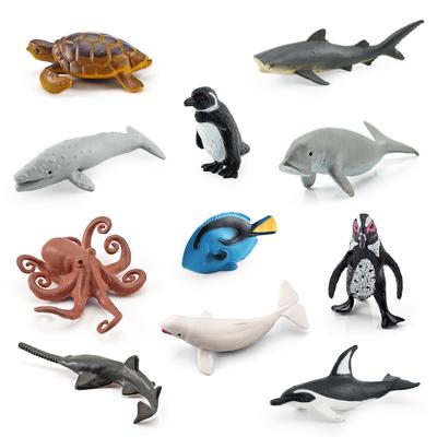 Simulation Of Marine Animals Humpback Whales Dolphins Whale Sharks Sea Elephants Sea Turtles Octopus Crabs Ornament Model
