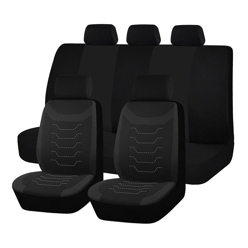 Universal Size Concave Embroidery Car Seat Covers Fit For Most Car SUV Truck Car Accessories Interior With Airbag Compatible