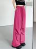 Summer Sports Pants Women's Summer Thin Casual Cargo Pants Wide Leg High Waist Quick Drying Pants Women's Fashion Pants