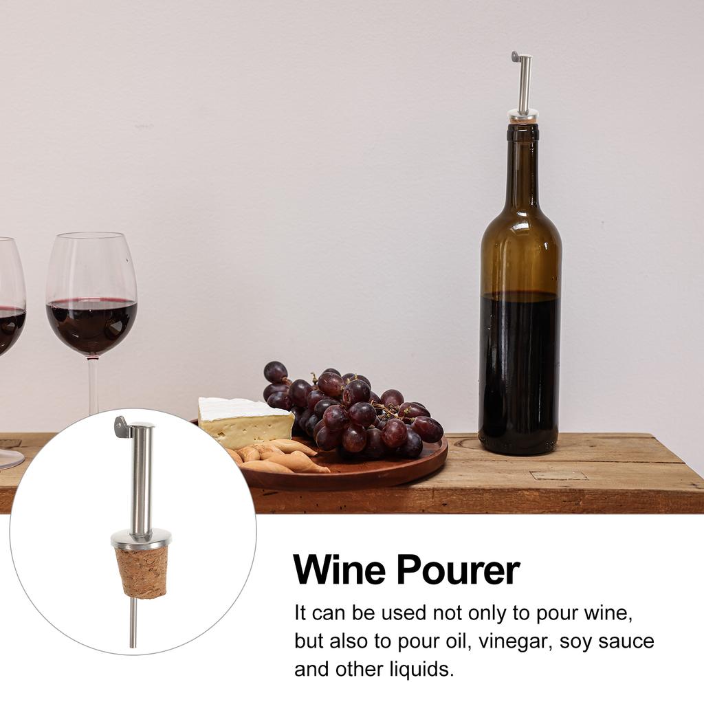 10 Pcs Bottle Cork Stopper and Pourer Creative Pourers Caps Stoppers Syrup