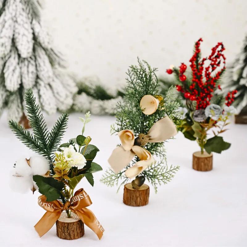 Christmas Ornament Mini Christmas Tree Desktop Decorations Christmas Decor
