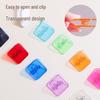 Acrylic Transparent Square Planner Clips for Documents & Tickets