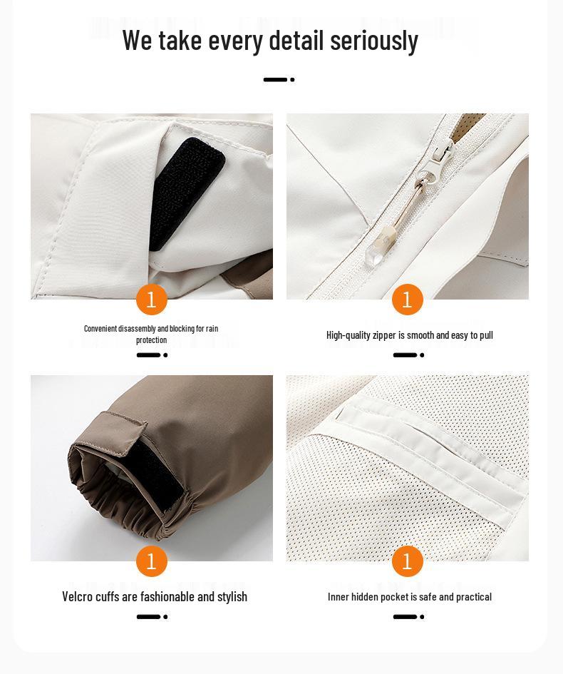 Unisex Waterproof Windproof Rain Jacket for Spring/Autumn - Lightweight Outdoor Travel & Mountaineering Coat