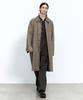 Insilence Washed Soutien Coat Ash Brown
