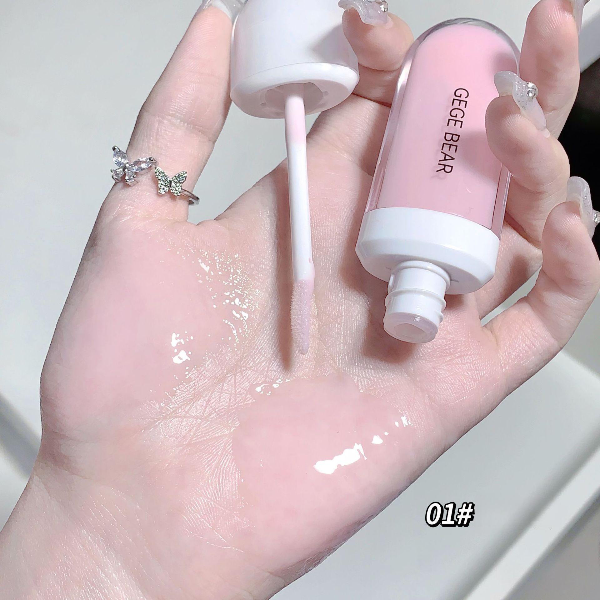 

Прозрачный и увлажняющий блеск для губ, увлажняющее желе для пухлых губ, осветление линий губ, помада, базовый блеск для губ.