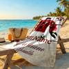 Cristiano Ronaldo Customized Name Beach Towel Soft Durable Quick-Dry