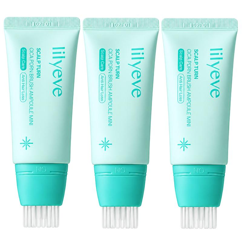 lilyeve Growturn Cepillo para Cuero Cabelludo Ampolla Exosoma / Colágeno Rosa / Hialurónico Azul / CICA PDRN / Negro / Dorado 30ml 100ml 140ml (8 Tipos, 30 Opciones)