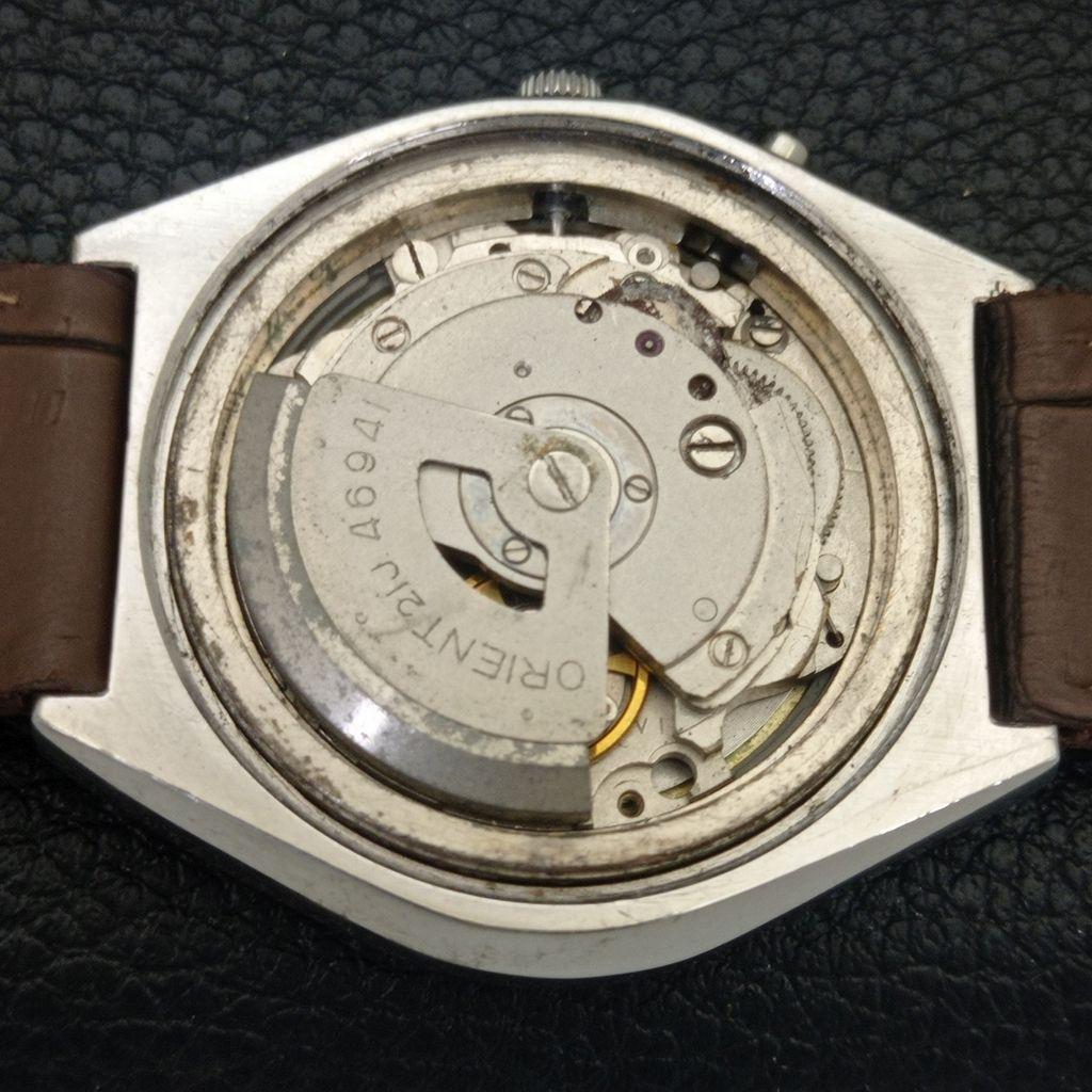RARE ORIENT AUTOMATIC VINTAGE JAPAN 46941 MENS ORIGINAL DIAL WATCH A703354-1