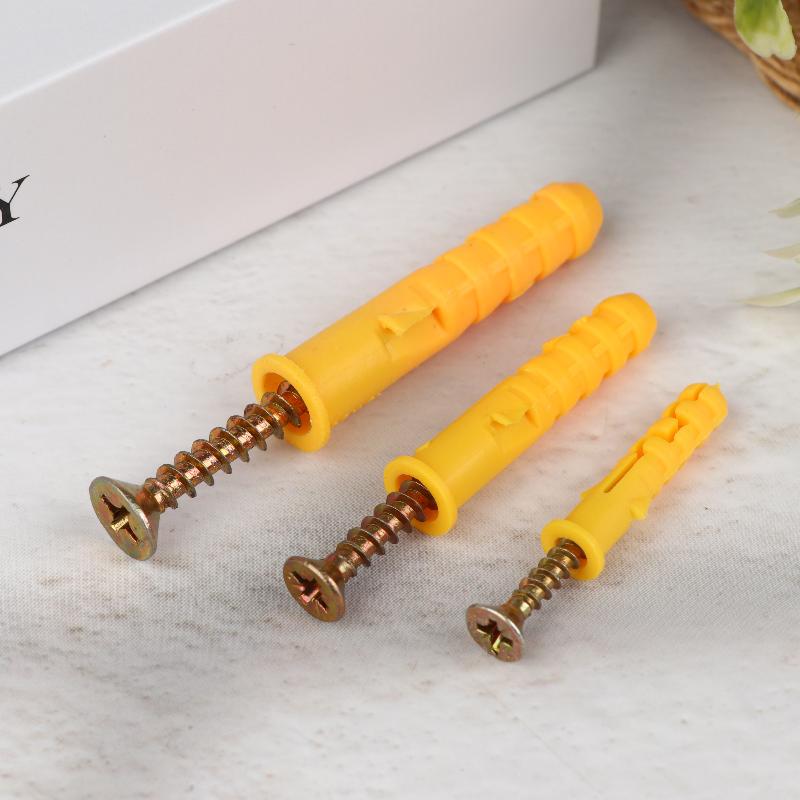 10/25/50Pcs Self-Tapping Screws Kit Stainless Steel Expansion Screws Cross Tips Wall Anchors And Screws For Drywall