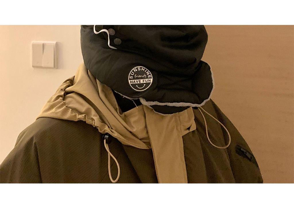 Men's Winter Lei Feng Hat: Fleece-Lined, Thickened, Windproof, Coldproof, Outdoor Cycling Ear Protection Pullover