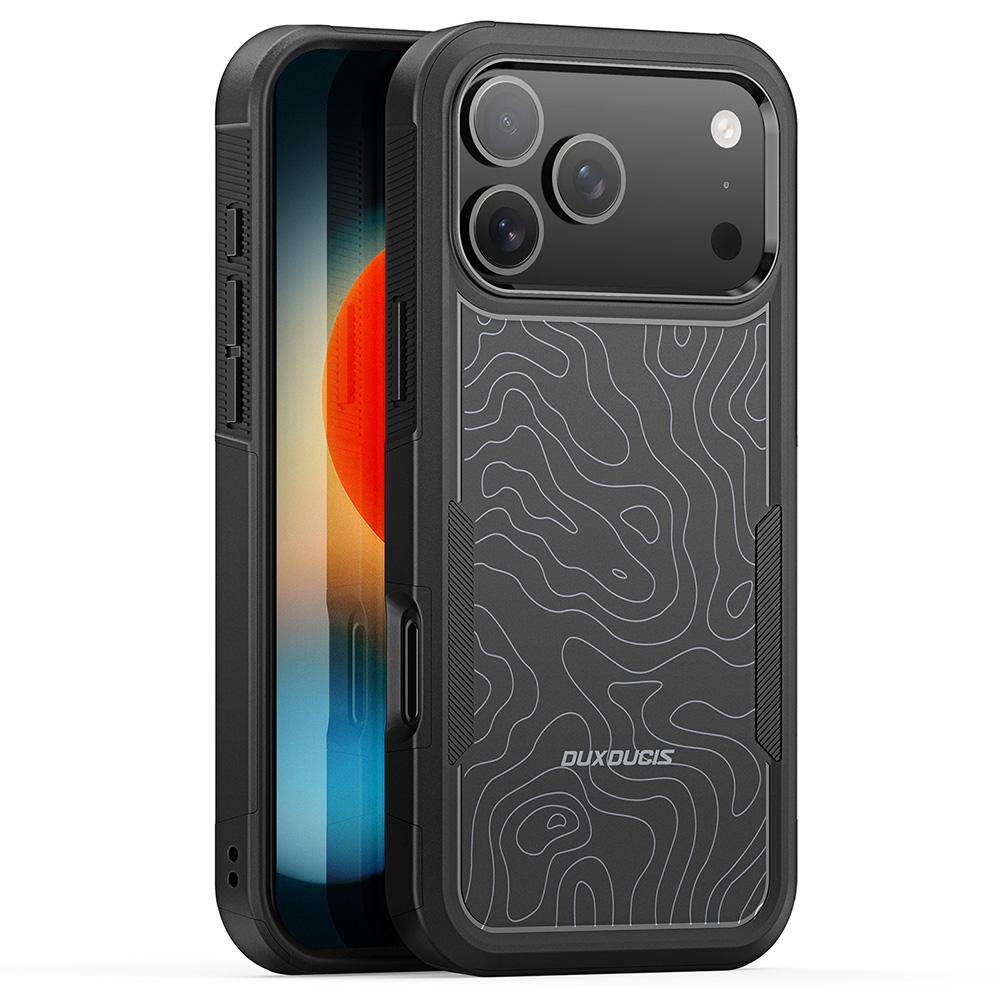 

DUX DUCIS SHLD Series For iPhone 17 Pro Max Magnetic Case 10FT Drop Protection PC+TPU Phone Cover Contour Pattern
