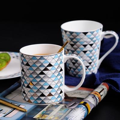 380 ml Becher Kaffeetasse Keramikbecher Haushaltswasserbecher Paarbecher Bürokaffeetasse