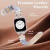 Watch Band For Apple Watch Series 10 8 9 8 7 SE 6 5 4 3 2 1 42mm 41mm 40mm 38mm Four-Pointed Star Genuine Cow Leather Strap