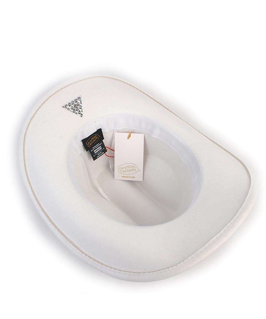 Western Wool White Fedora Cowboy Fedora
