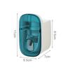 Automatic Toothpaste Squeezer Transparent Wall Mount Toothpaste Dispenser Waterproof Toothpaste Holder Rack Bathroom Accessories