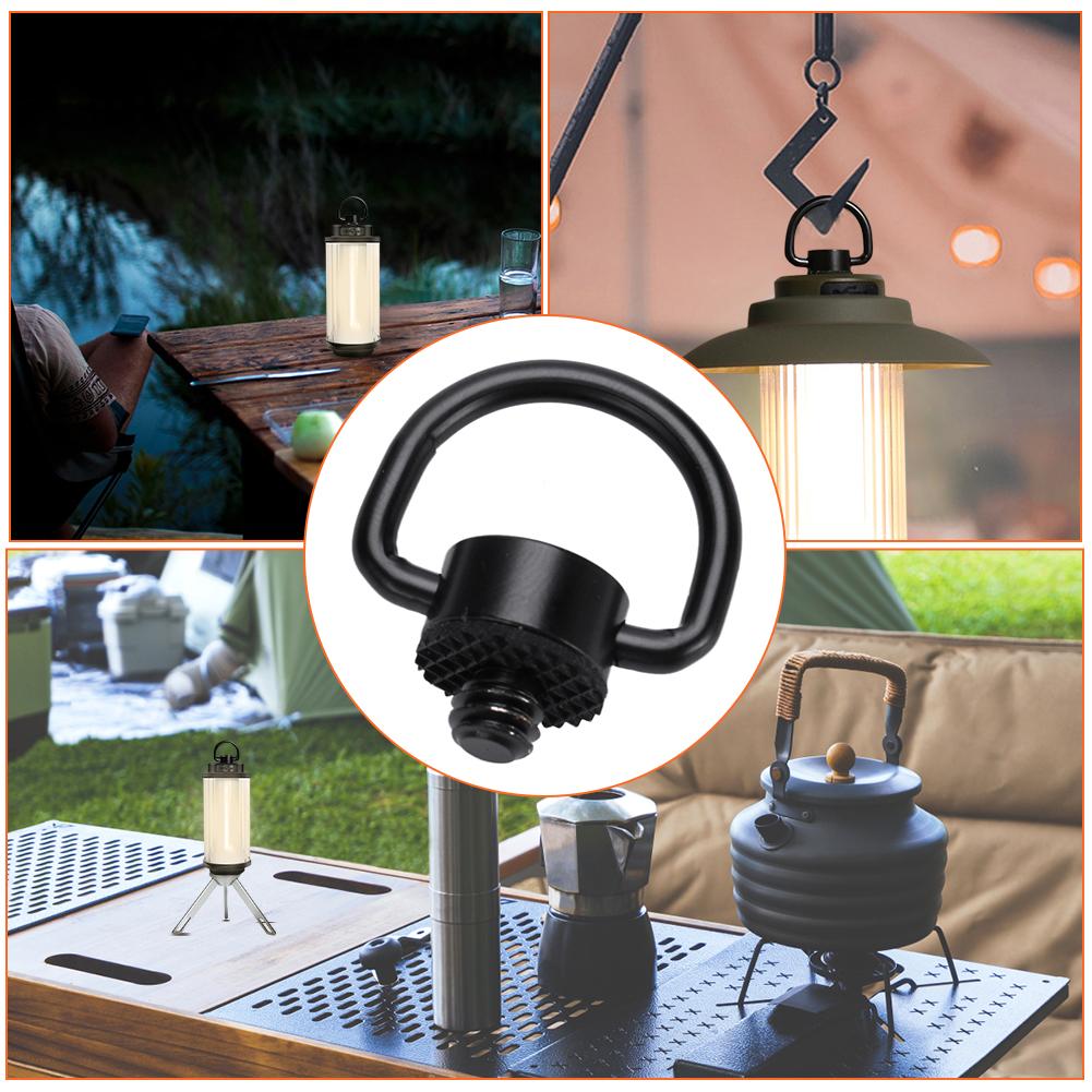 Torch Light Hook Stainless Steel Tent Pole Lamp Holder Lightweight Multi-function Outdoor Hiking Fishing Tools for KT-38 GZ Lamp