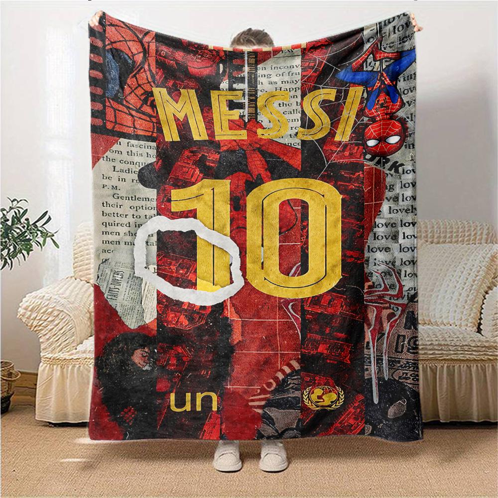 World Cup Celebration printed flannel breathable and warm blanket, a stylish home gift, suitable for home, office and bedspread use. 0713a36