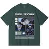 230 Gsm 100% Cotton Jujutsu Kaisen V26 Gojo Print Unisex Heavy Cotton T Shirt