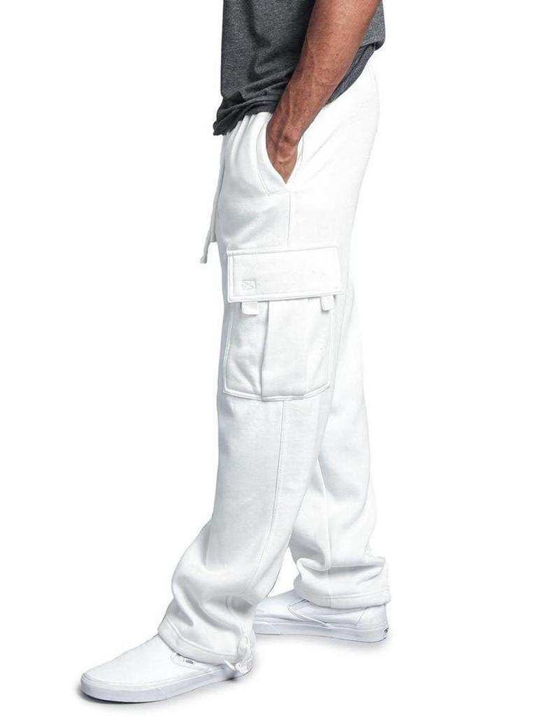 Herr Retro Cargo Joggerbyxor med flera fickor - Stilren europeisk & amerikansk High Street-trend