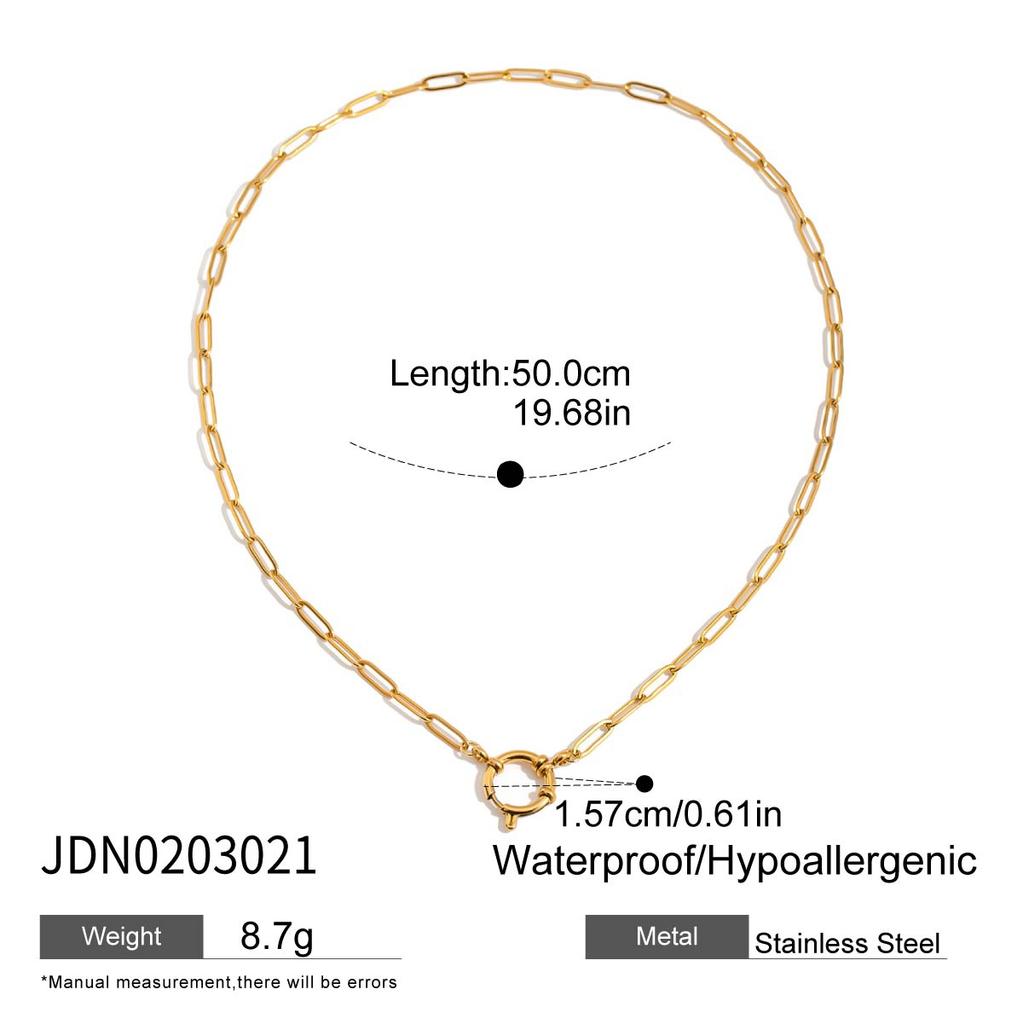 Youthway Natural Pearl Charm Pendant Necklace For Diy Matching Ocean Style Stainless Steel Golden Collar Summer Handmade Jewelry
