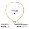 Youthway Natural Pearl Charm Pendant Necklace For Diy Matching Ocean Style Stainless Steel Golden Collar Summer Handmade Jewelry