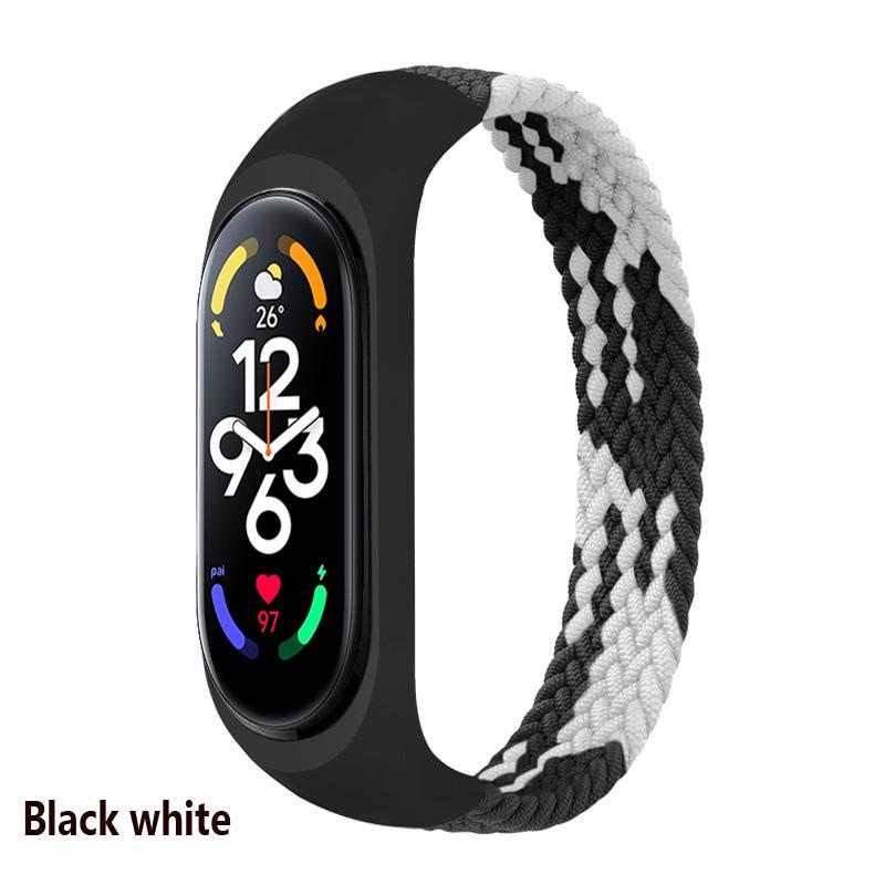 Bracelet for Xiaomi Mi band 6 7 Strap Nylon Braided solo loop pulseira bracelet Miband5 Wristband belt Mi band 5 4 3 6 correa