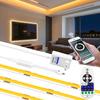 24V COB LED Strip Light 2M 5M Bluetooth Remote Control Flexible Tape Dimmable LED Strip for TV Backlight Closet Kitchen Bedroom Lighting