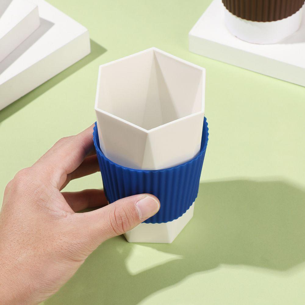 Silicone Cup Sleeve For Mugs Ceramic Coffee Cups Wraps Heat Insulation Bottle Sleeves Non-slip Mug Sleeve Glass Bottle Cover