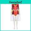 Shazam Fury Of The Gods Cosplay Costume For Women With Spandex Suit For Halloween Role Play
