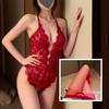 Sexy Seduction Lace Set Open Free Onesie Transparent Pure Desire Suspender Set Sexy