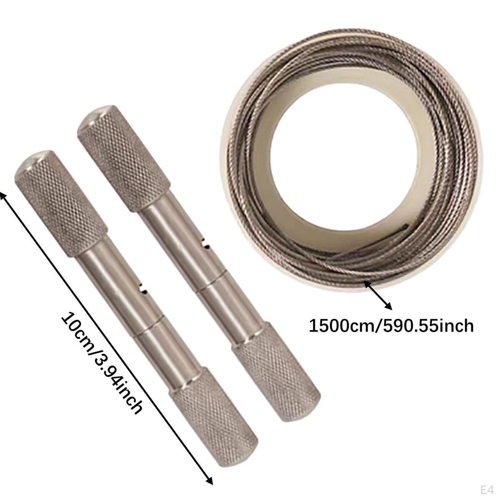Compact Wire Camping Chain Dehorning Handles /Wire for Emergency