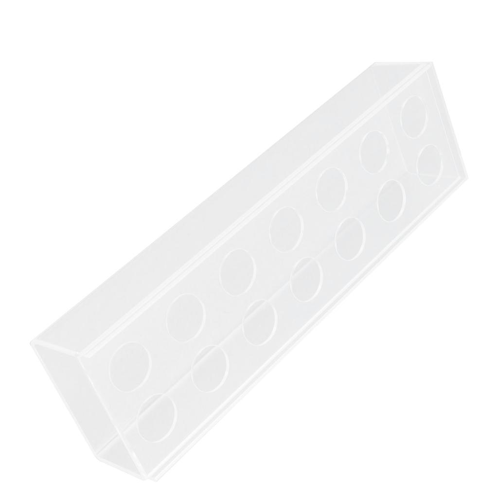 Vază acrilică transparentă, dreptunghiulară, elegantă, pentru piesa centrală, vază de flori pentru decorul casei, nuntă, petrecere, 14